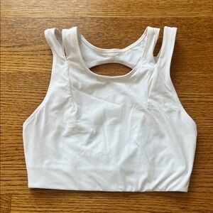 Lululemon Athletica White Strappy Sports Bra